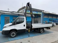 Iveco daily 35-140 con gru HC su cassone fisso
